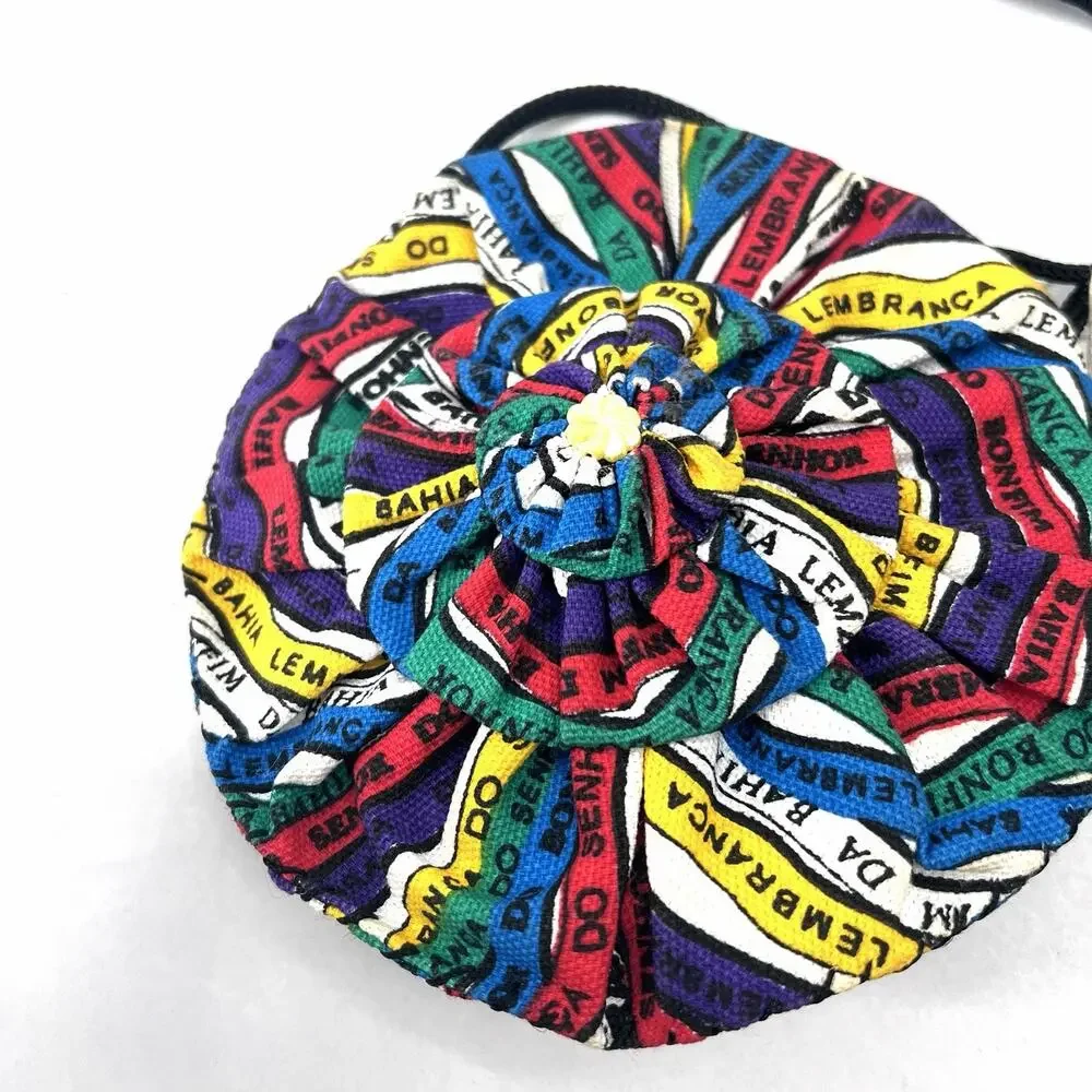 Handmade Brazil Colorful Crossbody Bag Lembrança do Senhor do Bonfim da Bahia - Picture 5 of 6